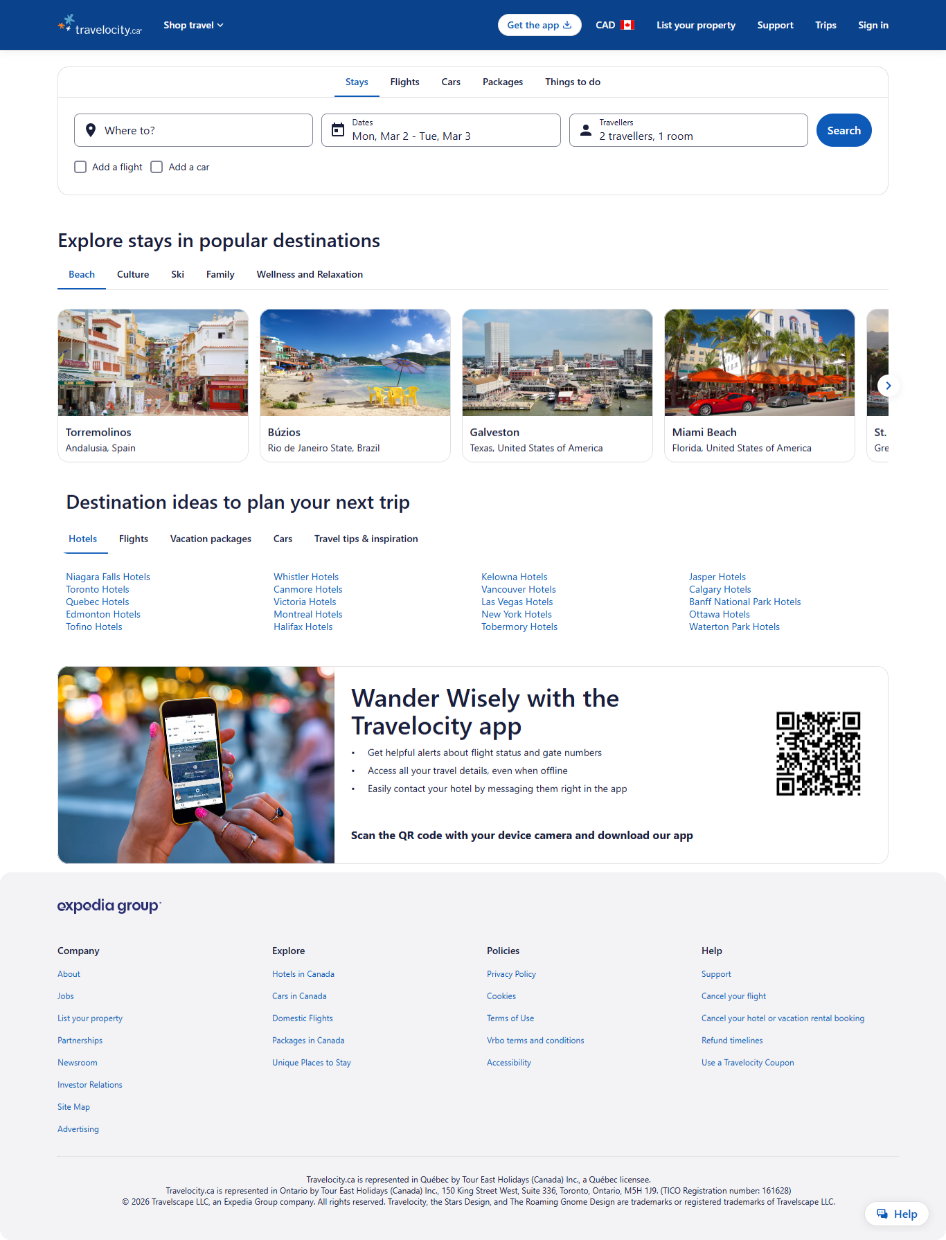 Travel Website